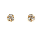 Diamond Knot Earrings